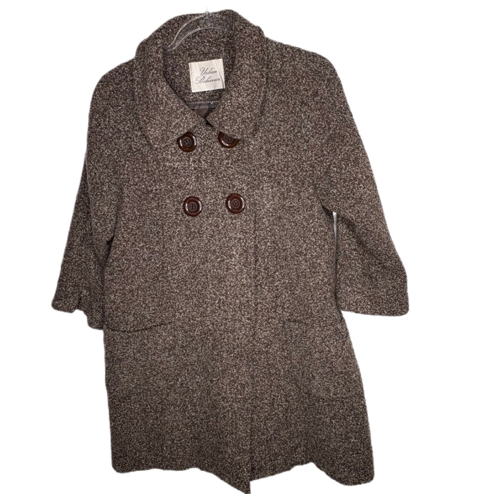 Retro style PolyWool Blend Coat L Urban Behavior